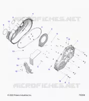 DRIVE TRAIN, CLUTCH COVER, INNER/OUTER