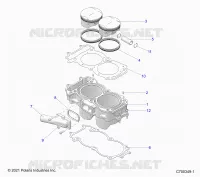 CYLINDER AND PISTON