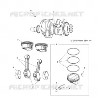 ENGINE, CRANKSHAFT AND PISTON
