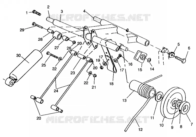 REAR TORQUE ARM TRAIL TOURING 0962262, AND EUROPEAN TRAIL TOURING E962262 (4931763176C008)