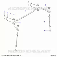 SUSPENSION, REAR STABILIZER BAR