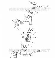 STEERING POST   ASSEMBLY  4X4 400L W948140 (4926772677B008)