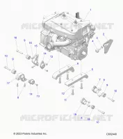 ENGINE, MOUNTING & LONG BLOCK