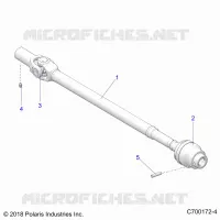 DRIVE TRAIN, FRONT PROP SHAFT
