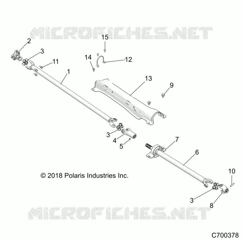 DRIVE TRAIN, FRONT PROP SHAFT