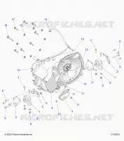 DRIVE TRAIN, GEARCASE, MAIN, MOUNTING