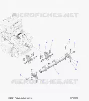 ENGINE, MOUNTING & LONG BLOCK