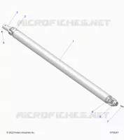 DRIVE TRAIN, PROP SHAFT,FRONT