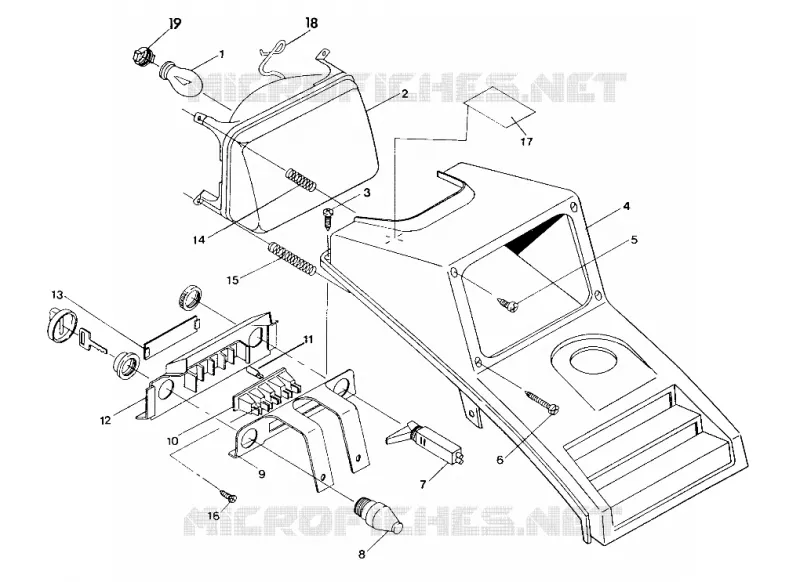 HEADLIGHT ASSEMBLY 250 4X4 / W928127 (4922872287A011)