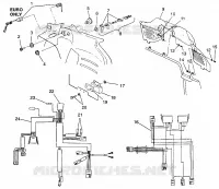 CONSOLE   WIRE HARNESS ULTRA SPX 0975678, ULTRA SPX SE H975678 AND EUROPE (4939533953A010)