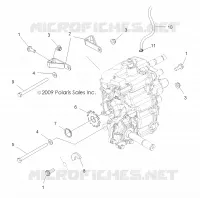 DRIVE TRAIN, MAIN GEARCASE MOUNTING