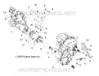 DRIVE TRAIN, GEARCASE, CARRIER MTG (BUILT 10/15/08 AND BEFORE)