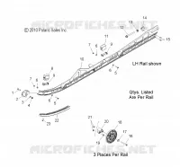 SUSPENSION, RAIL MOUNTING (155 INCH)