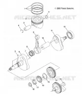 CRANKSHAFT AND PISTON