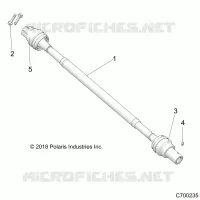 DRIVE TRAIN, REAR PROP SHAFT