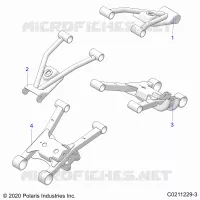 REAR SUSPENSION CONTROL ARMS