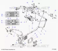 ELECTRICAL, WIRE HARNESS, CHASSIS