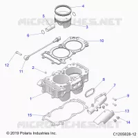 CYLINDER AND PISTON