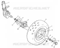 FRONT WHEEL MAGNUM 2X4 W97AA42A (4940704070B003)