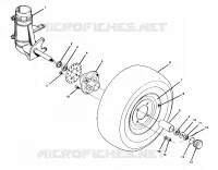 FRONT WHEEL ASSEMBLY   TRAIL BOSS (4919771977015A)