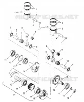 PISTON   CRANKSHAFT WIDETRAK LX 0952064 AND  EUROPEAN WIDETRAK LX E952064 (4928942894C010)
