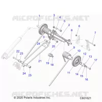 SUSPENSION, REAR TORQUE ARM