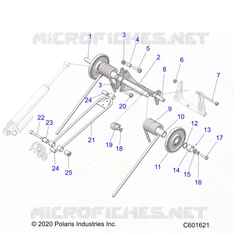 SUSPENSION, REAR TORQUE ARM