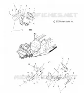CHASSIS, FOOTRESTS AND CLUTCH GUARD