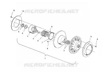 DRIVEN CLUTCH ASSEMBLY 440 XCR / 0931760 (4923022302024A)