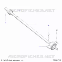 DRIVE TRAIN, REAR PROP SHAFT
