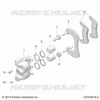 BRAKES, REAR CALIPER
