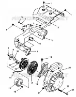 BLOWER HOUSING   RECOIL ASSEMBLY LITE 0943433,STARLITE 0943427 AND  LITE DE (4924992499045A)