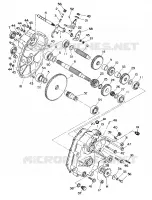 GEARCASE ASSEMBLY 350 2X4 / W927539 (4922882288025A)