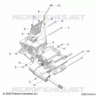 DRIVE TRAIN, MAIN GEARCASE MOUNTING