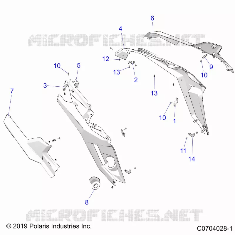 REAR BODYWORK FENDERS