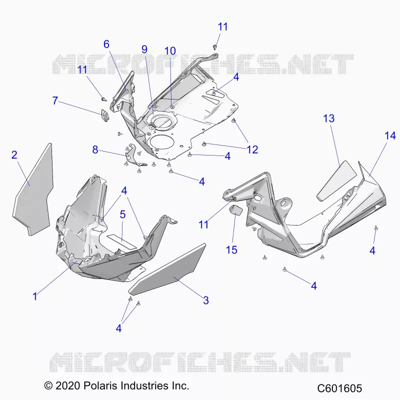 NOSEPAN ASM./FENDERS