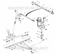 FRONT WISHBONES   STEERING TIE RODS TRAIL BLAZER W947221 (4926832683B005)