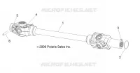 DRIVE TRAIN, FRONT PROP SHAFT