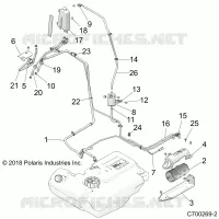 BODY, FUEL LINES, EVAP