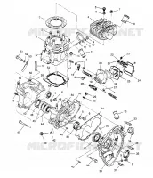 CRANKCASE AND CYLINDER 6X6 400L W948740 (4926802680D005)
