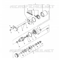 STARTING MOTOR ASSEMBLY 250 6X6 / W928727 (4922842284047A)