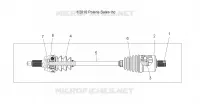 DRIVE TRAIN, DRIVE SHAFT, FRONT