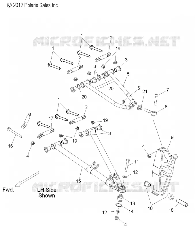 FRONT WISHBONES