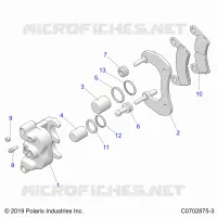 BRAKES, REAR CALIPER