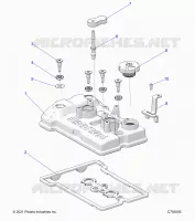ENGINE, VALVE COVER