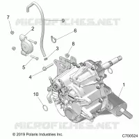 DRIVE TRAIN, MAIN GEARCASE MOUNTING