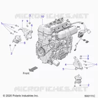 ENGINE, MOUNTING