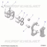 BRAKES, REAR CALIPER