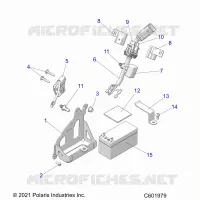 ELECTRICAL, BATTERY, MANUAL START POWER UP COMPONENTS