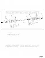 DRIVE TRAIN, HALF REAR SHAFT